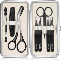 TsMADDTs 8-in-1 eyebrow kit in travel case, ideal for on-the-go grooming