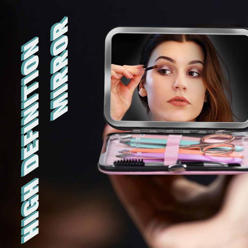 TsMADDTs double side brow brush for grooming and blending