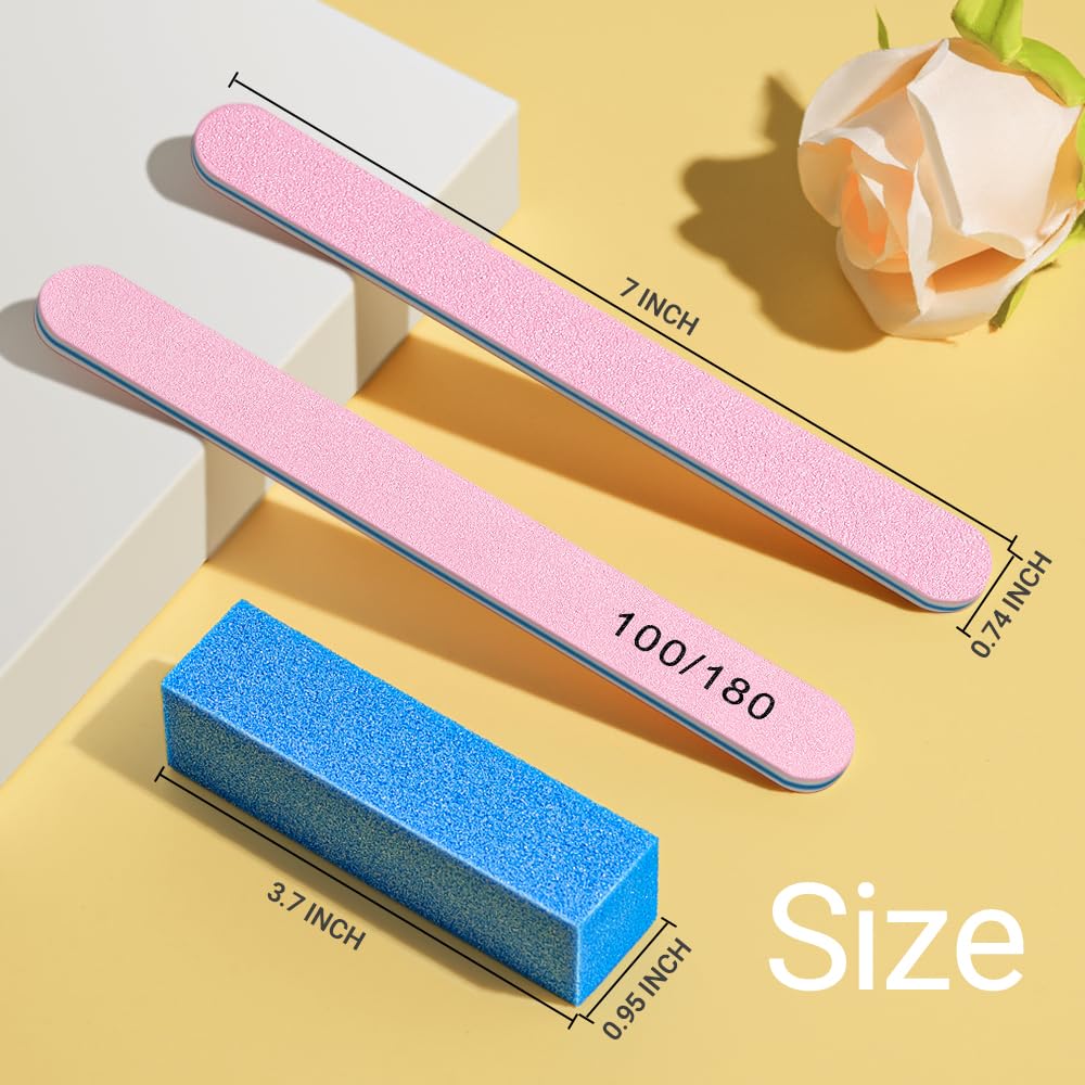 TsMADDTs double-sided emery boards for fast nail prep and shaping.