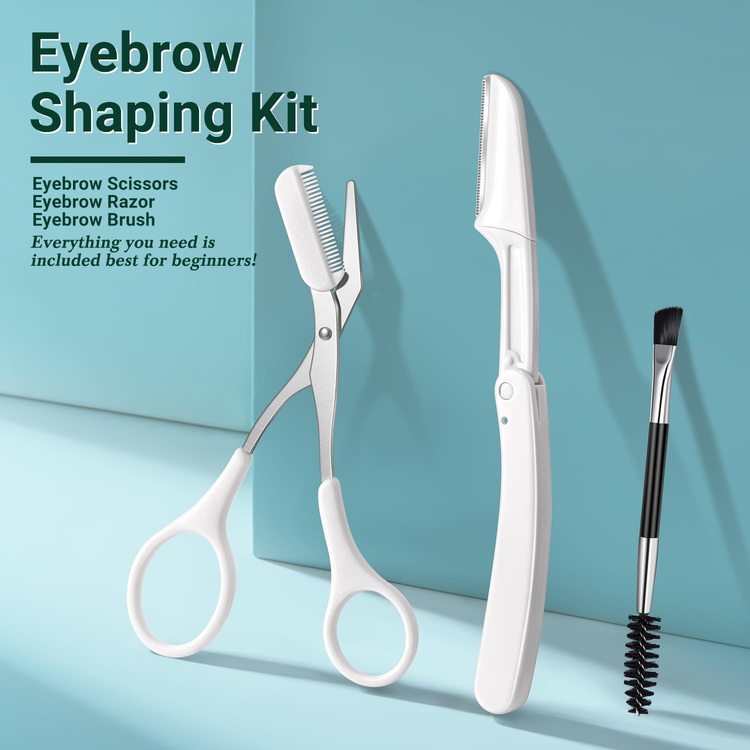 TsMADDTs eyebrow razor with removable blade for safe shaping