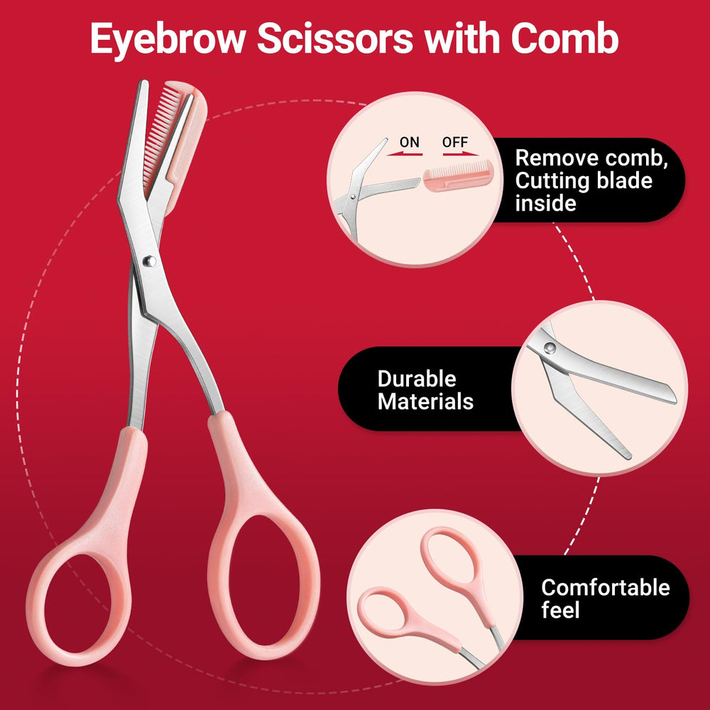 TsMADDTs eyebrow razor with removable blade for smooth grooming on the go.