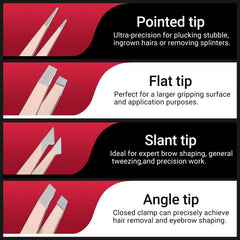 TsMADDTs eyebrow scissors for trimming long brows with curved tips.