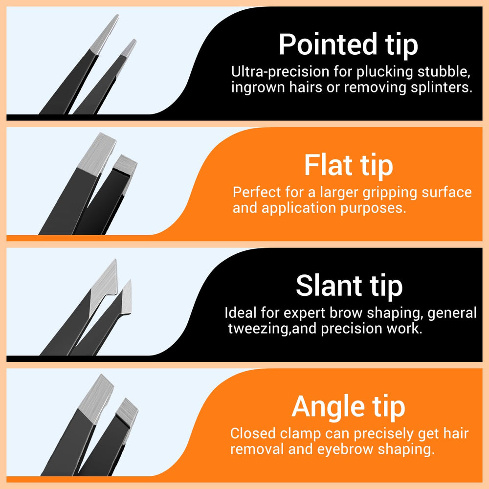 TsMADDTs eyebrow trimmer with straight-cut blade for neat shaping