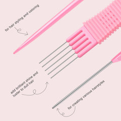 TsMADDTs Hair Combs Set parting comb for accurate hairstyles