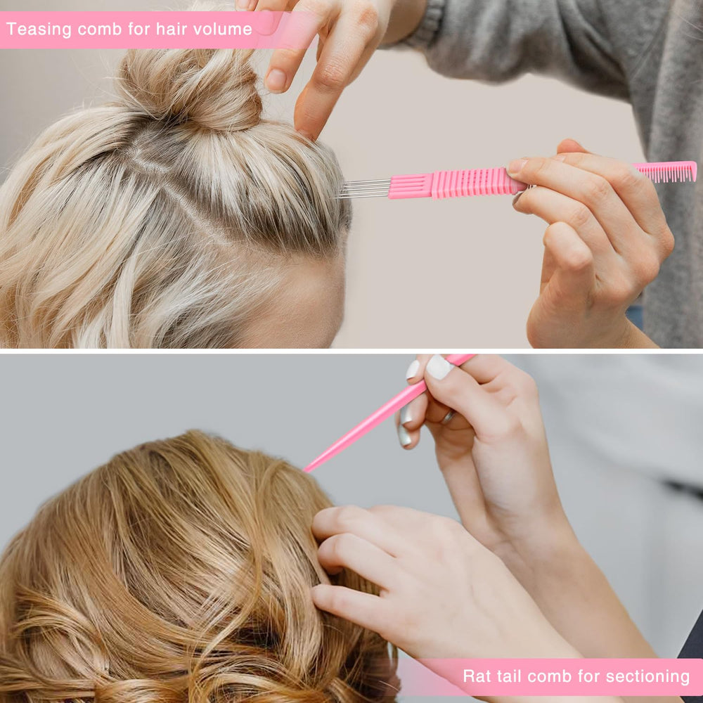 TsMADDTs Hair Combs Set stainless tail for reliable styling and durability