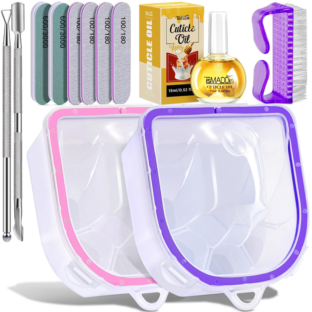 TsMADDTs kit de remoción de gel y esmalte para manicura en casa