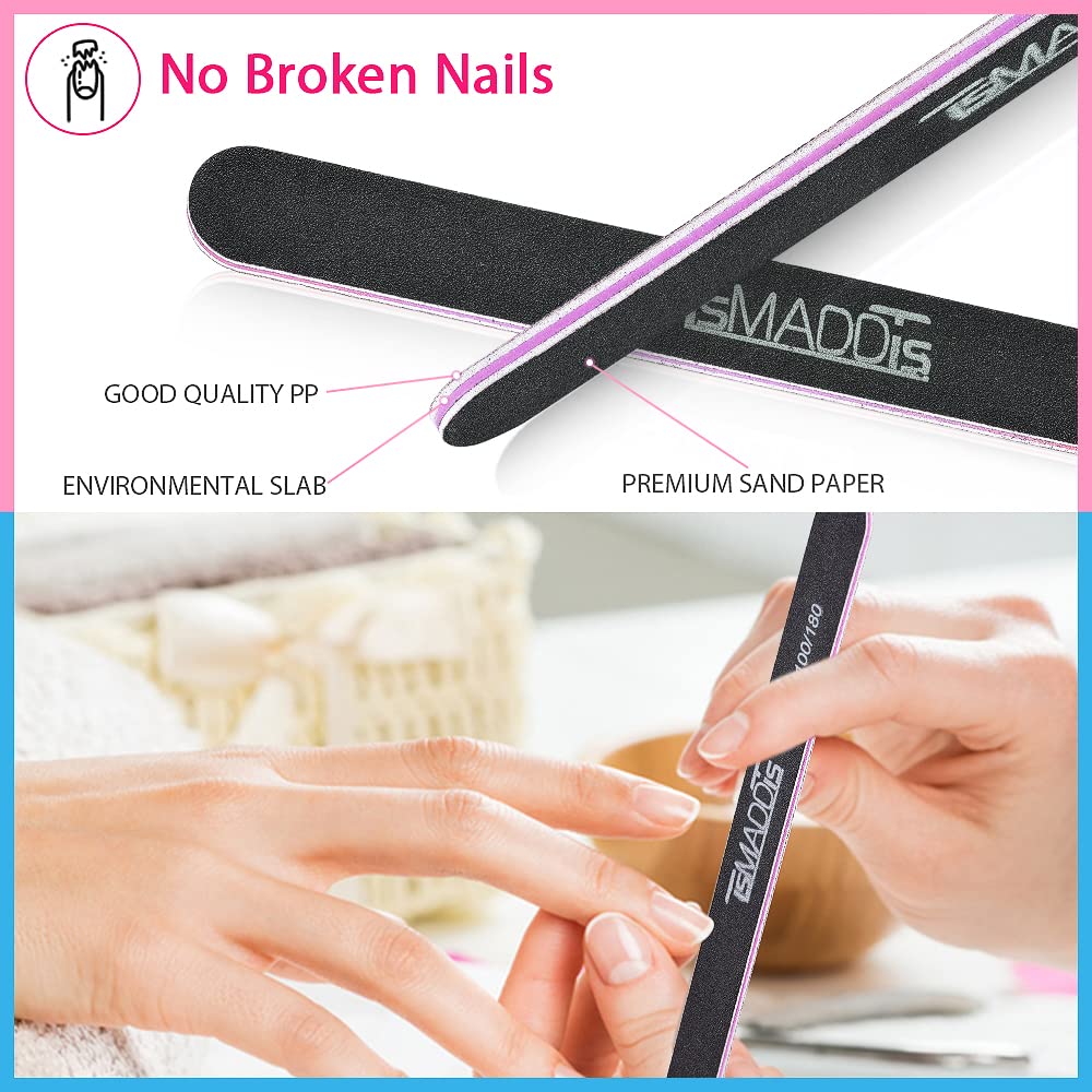 TsMADDTs nail file for natural nails at home use