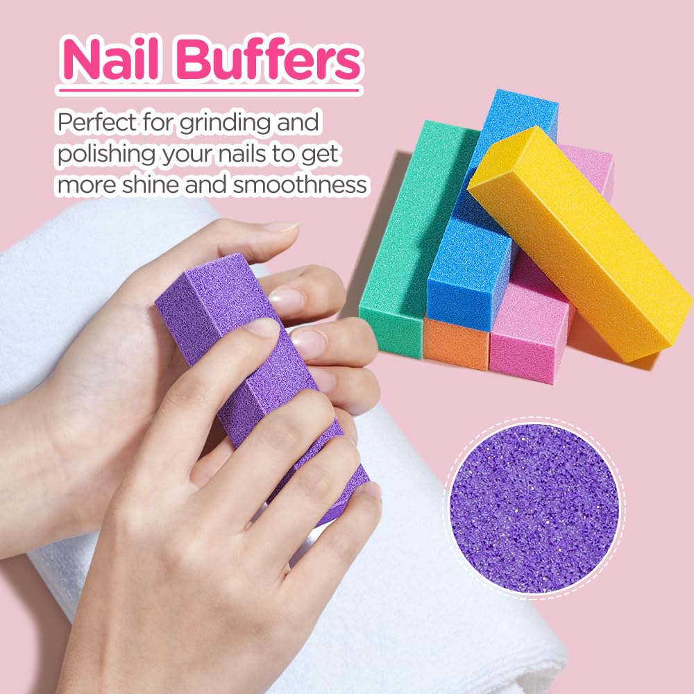 TsMADDTs six-color buffer set for personalized nail art.