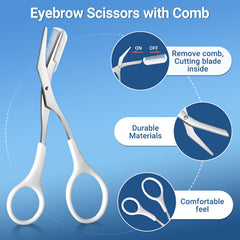 TsMADDTs slant-tip tweezer designed for easy access to fine brows