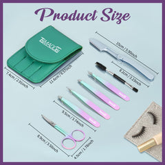 TsMADDTs curved eyebrow scissor closeup for clean shaping.