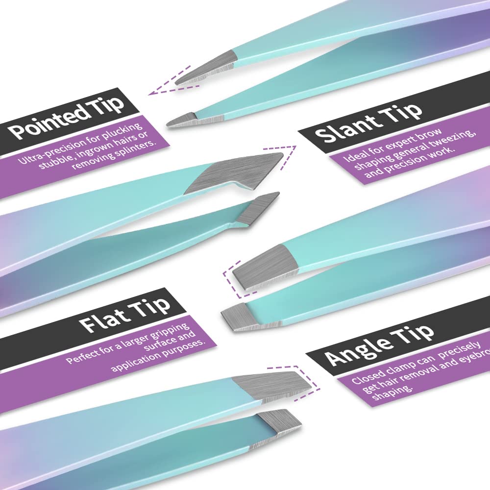 TsMADDTs pointed tweezers closeup showing sharp tips for accuracy.
