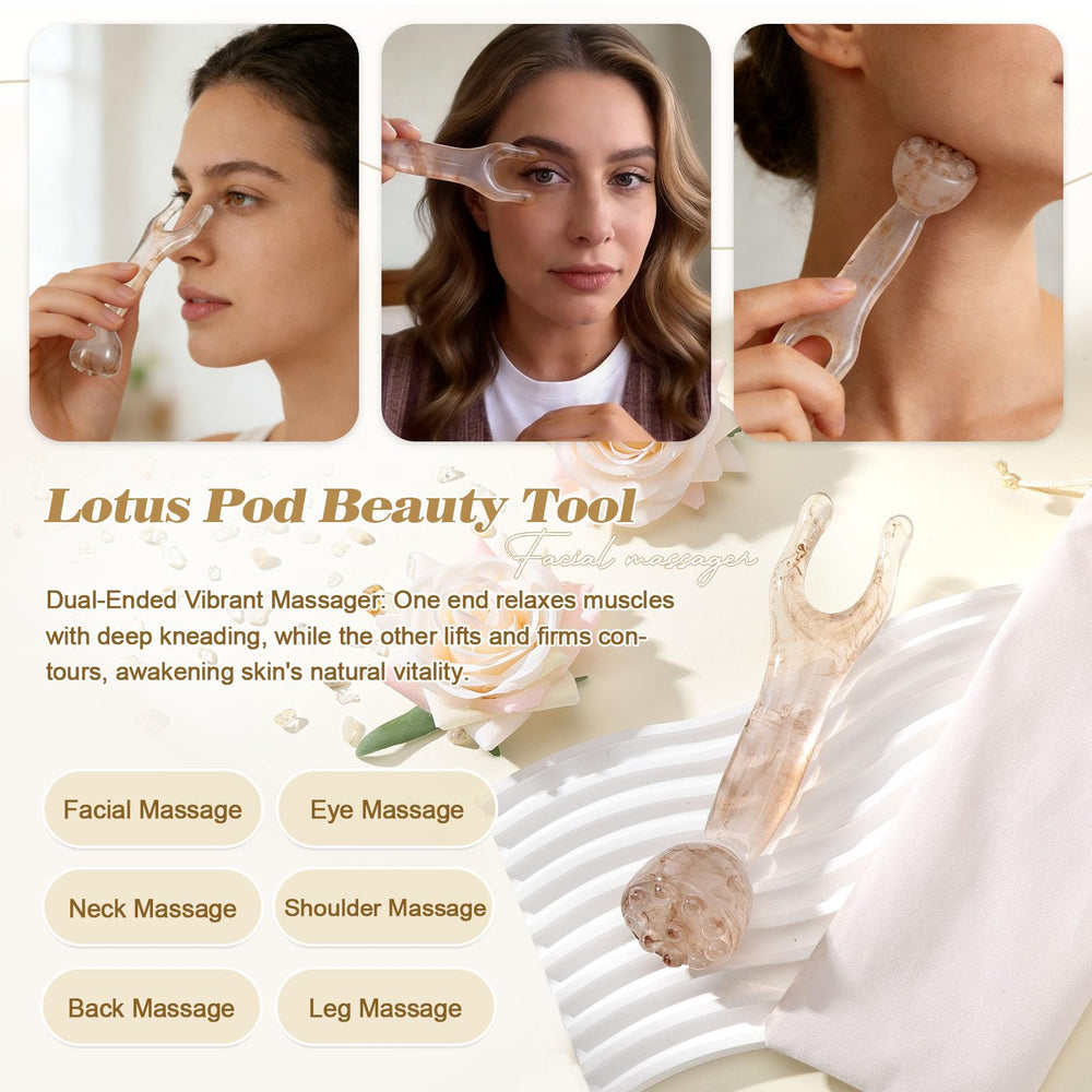 TsunNee giftset lotus pod beauty wand spa tool for skin care