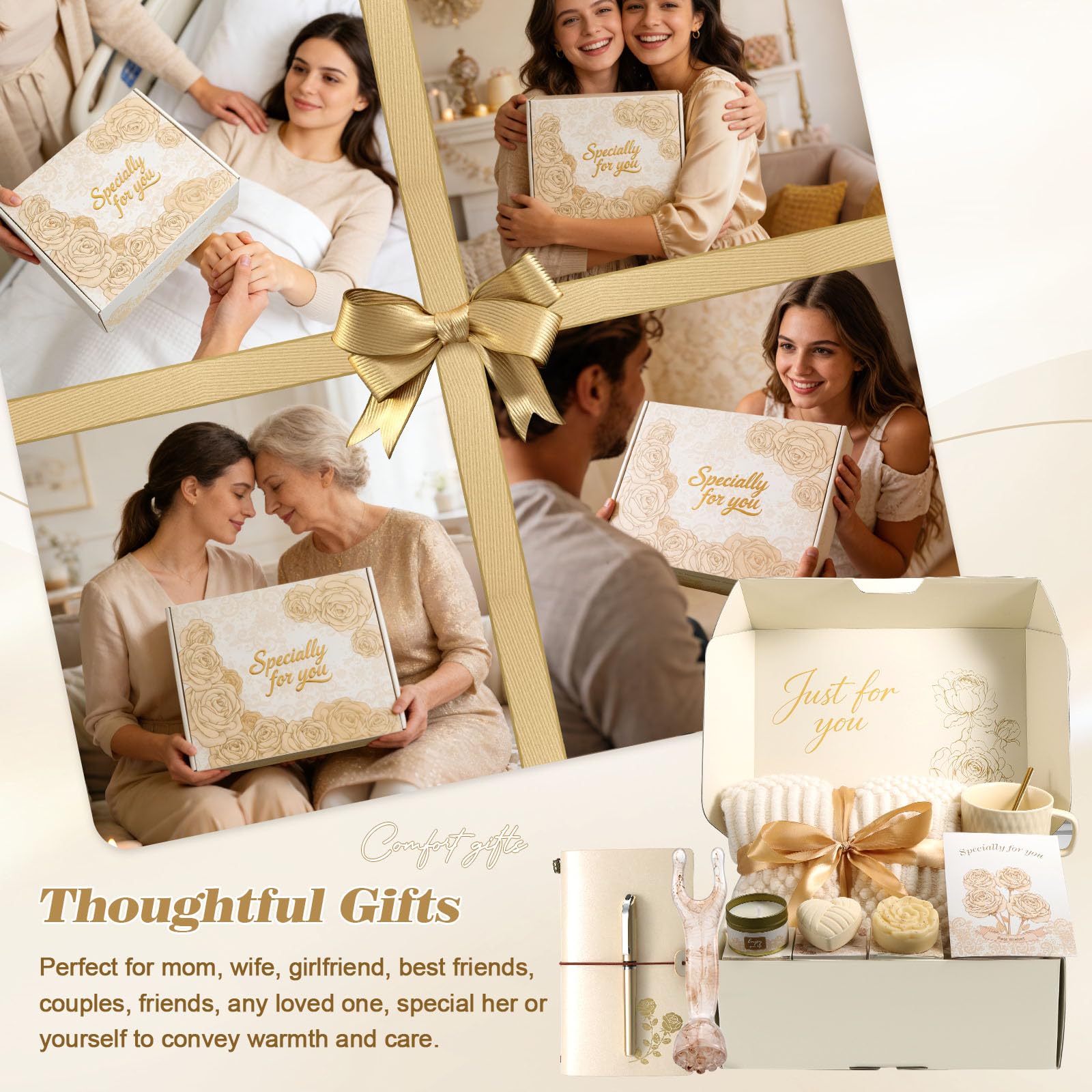 TsunNee giftset soy candle rose fragrance creates calm ambience
