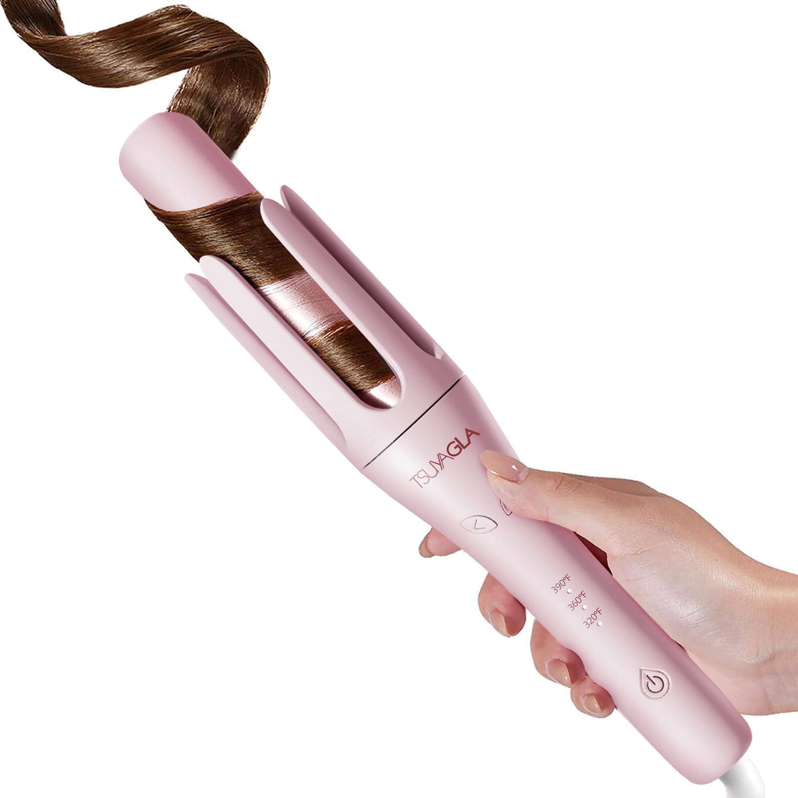 TSUYAGLA Automatic Curling Iron with a 1.25-inch barrel for quick, salon-style curls.