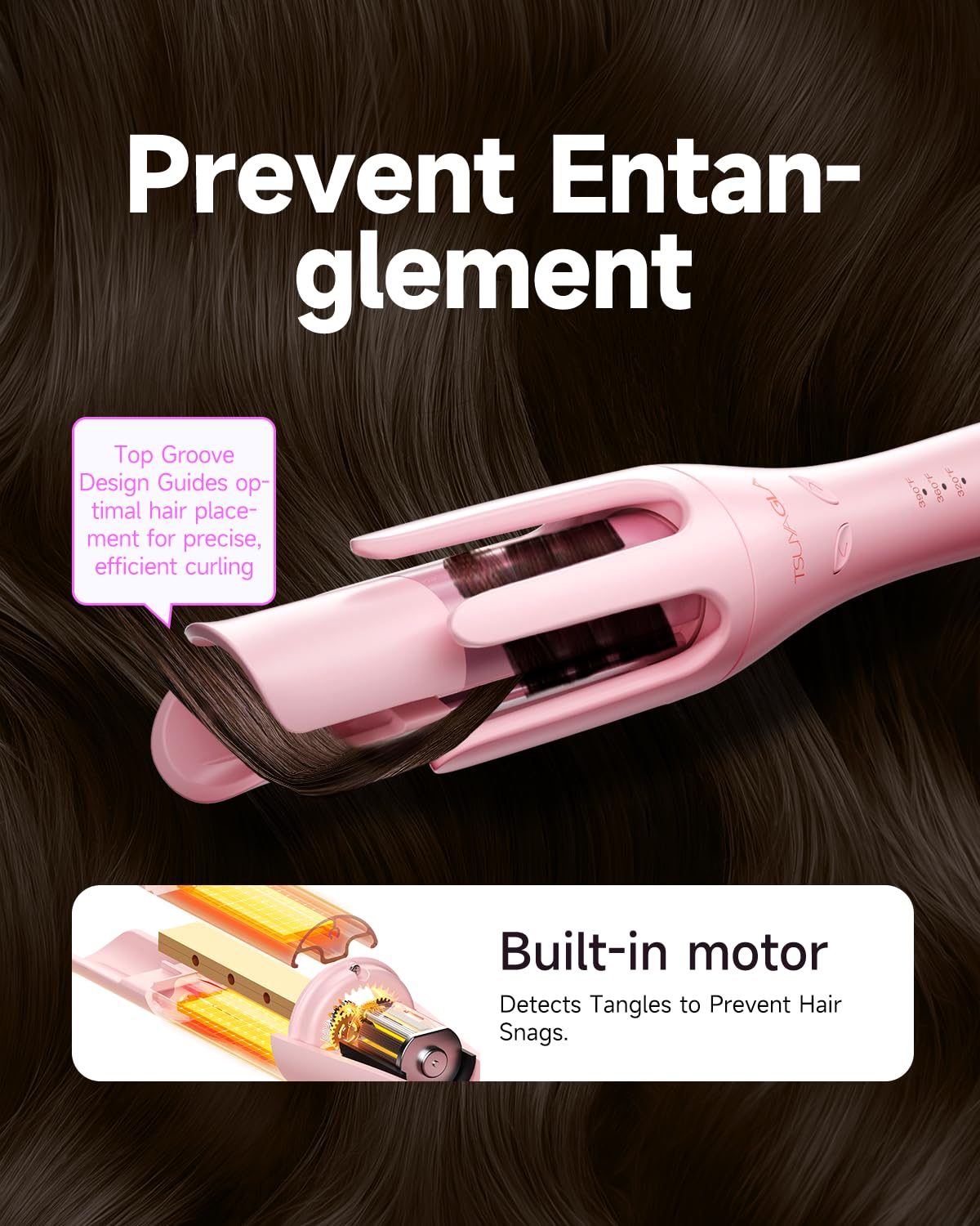 TSUYAGLA ideal for medium to long hair lengths 12–26 inches.