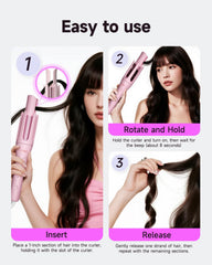 TSUYAGLA tourmaline ceramic coating smooths and reduces frizz.