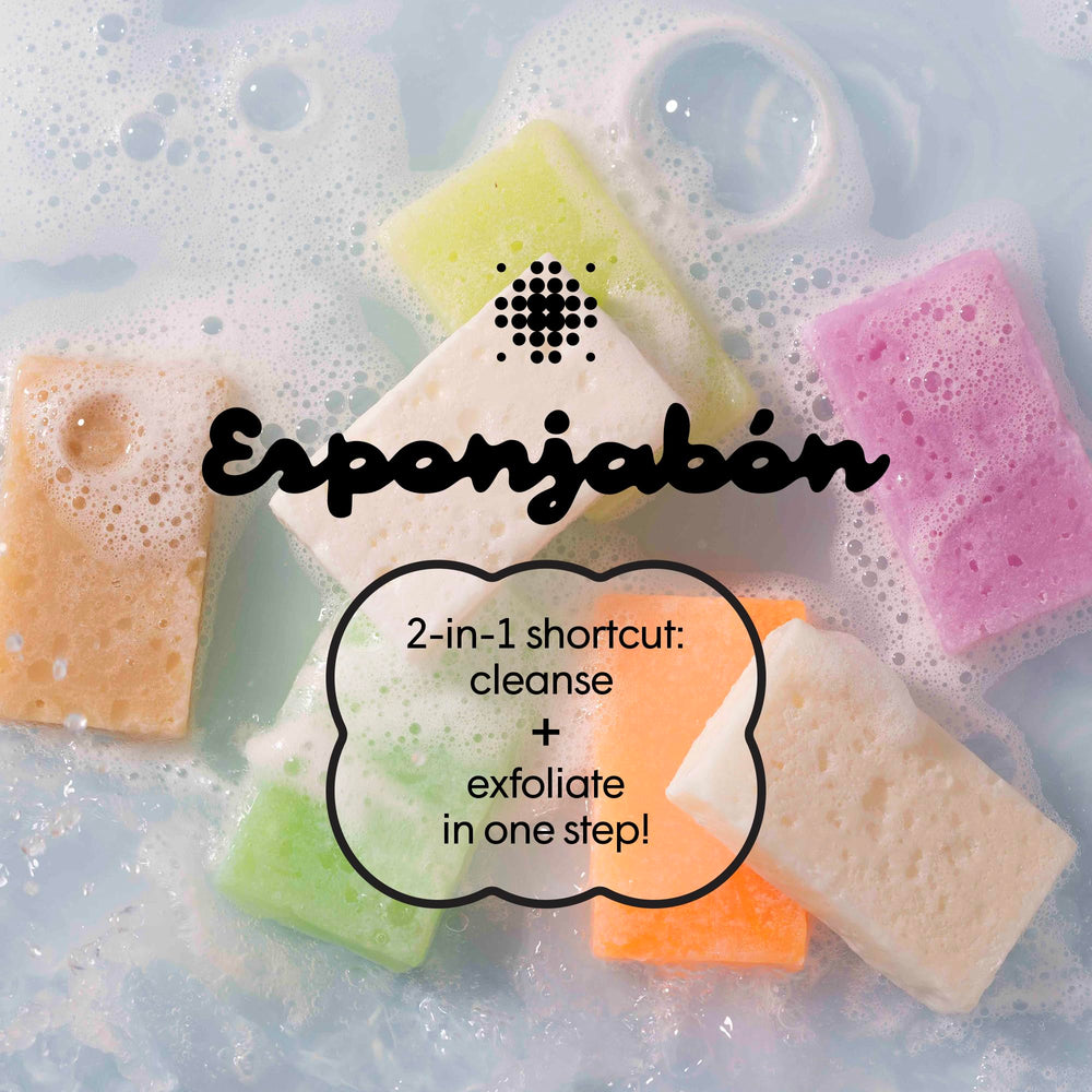 T.TAIO Esponjabon exfoliante para pies, piel suave y renovada.