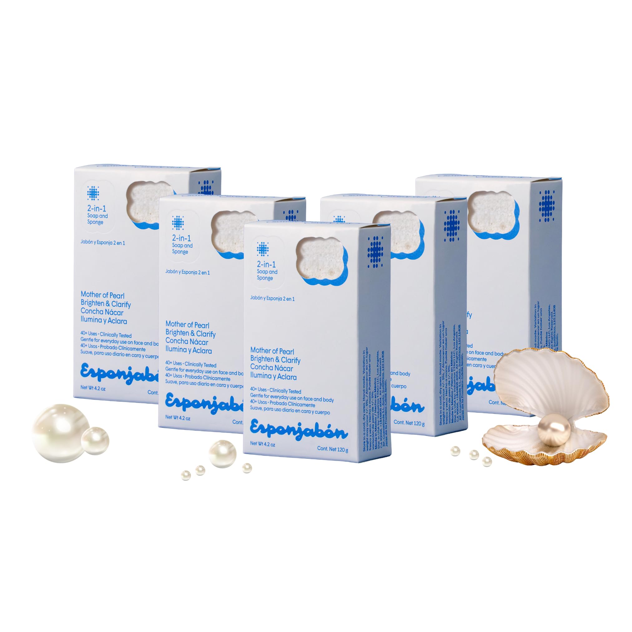 T.TAIO Esponjabon sponge pack for daily cleansing and hydration