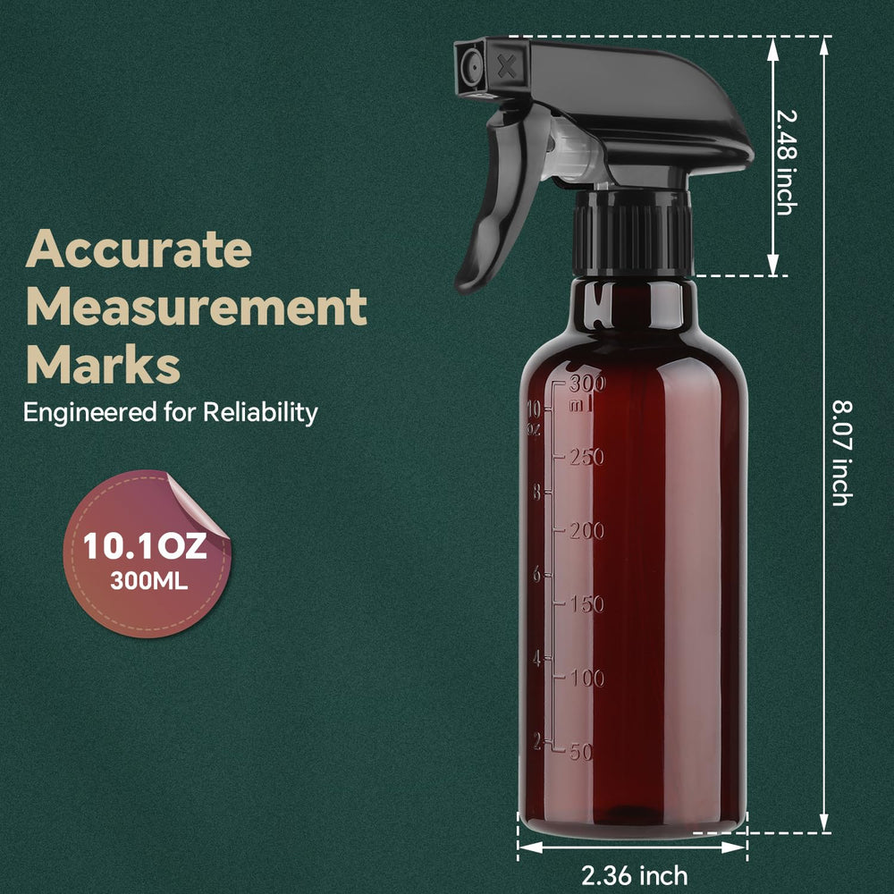 TTTred clear BPA-free PP bottle shows liquid level for easy refills.