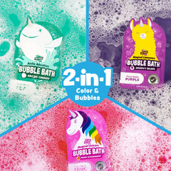 Tub Works Bubble Bath Arctic Teal, agua colorida y burbujas suaves para la hora del baño