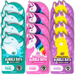 Tub Works Bubble Bath Unicorn Pink, colores brillantes para la experiencia del baño