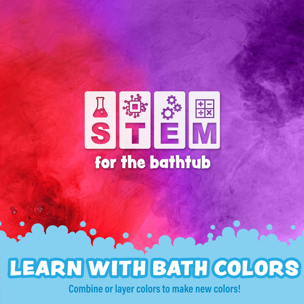 Tub Works Bath Color Brush convierte la hora del baño en experiencia educativa de colores.