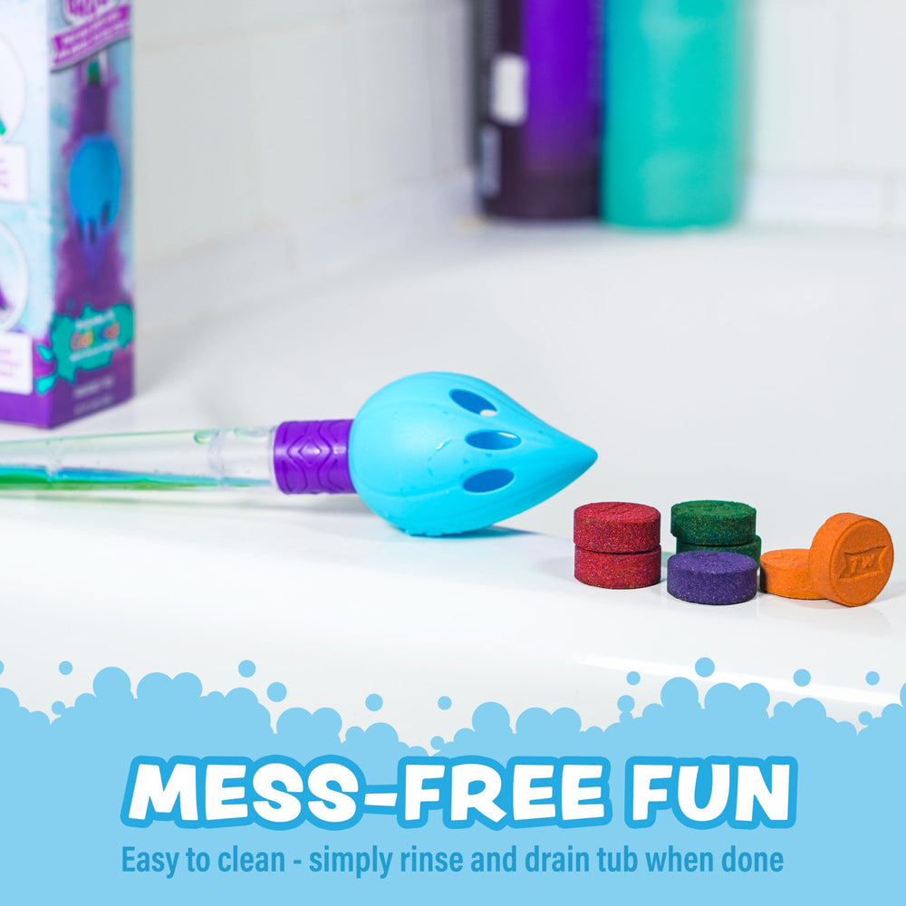 Tub Works Bath Color Brush ideal para niños pequeños para explorar colores.