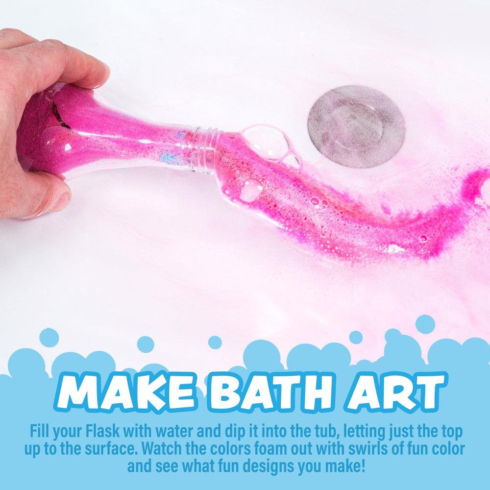 Tub Works Bath Potion Foam emphasizes rich bubbles and engaging play for toddlers