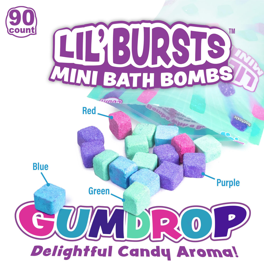 Tub Works Lil' Bursts bomba mini verde para tintar el agua.