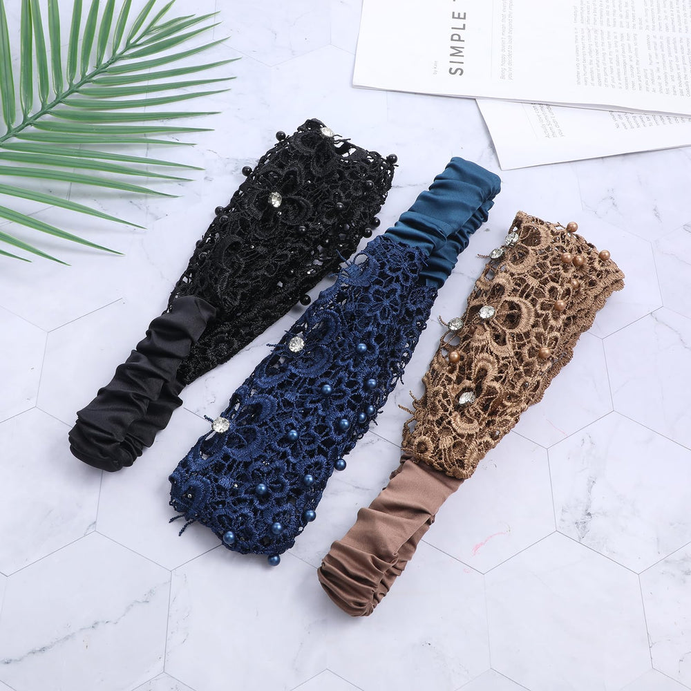 Tucnoeu black bohemian headband adds subtle glamour