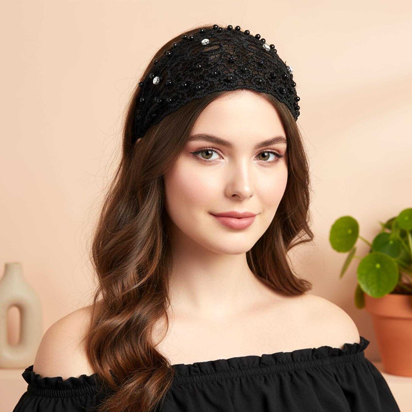 Tucnoeu brown bohemian headband for versatile styling