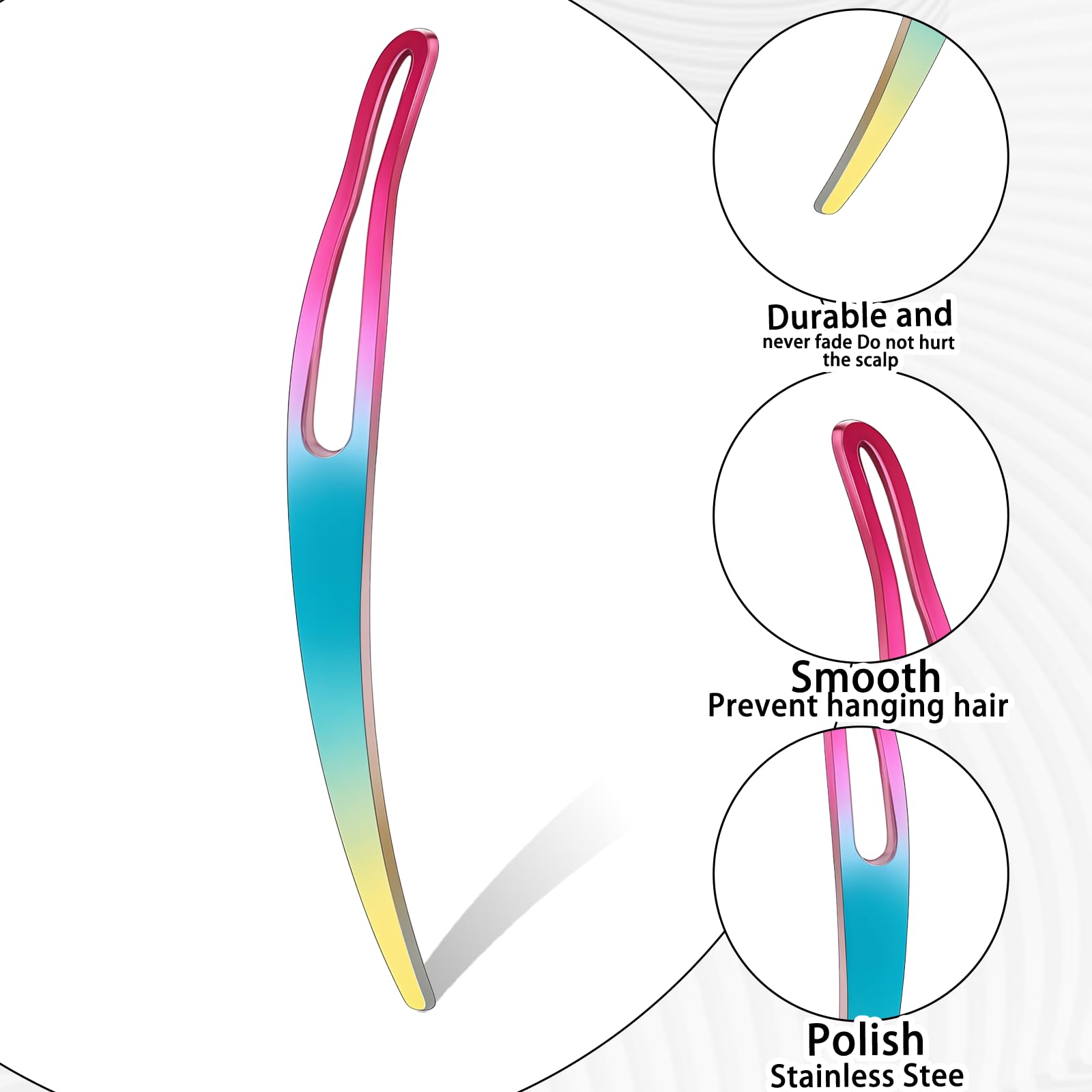 Tucnoeu interlocking loc tool bent-hook small close-up for precise threading.