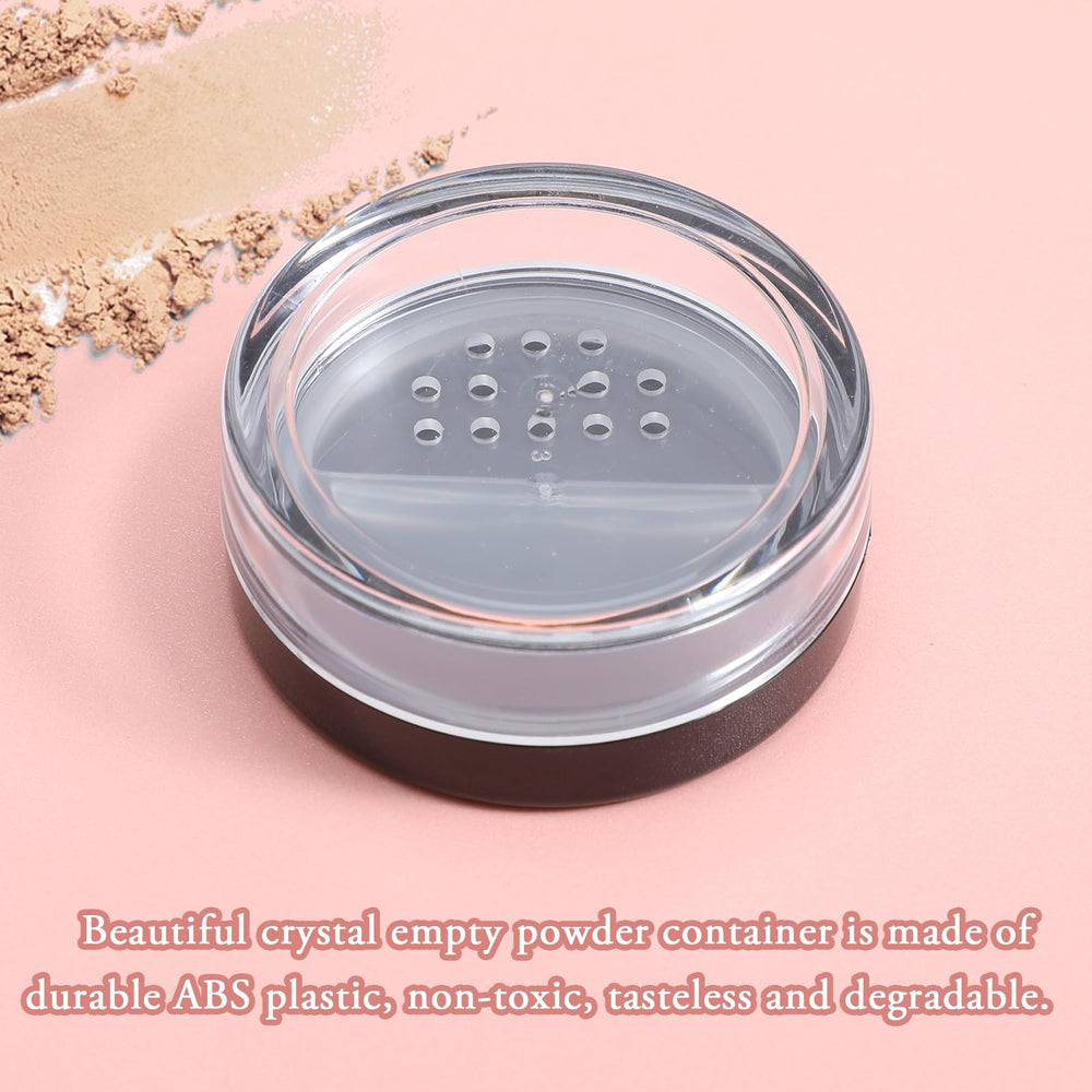 Tucnoeu multipurpose powder storage is suitable for blush, talc, or foundation powder.