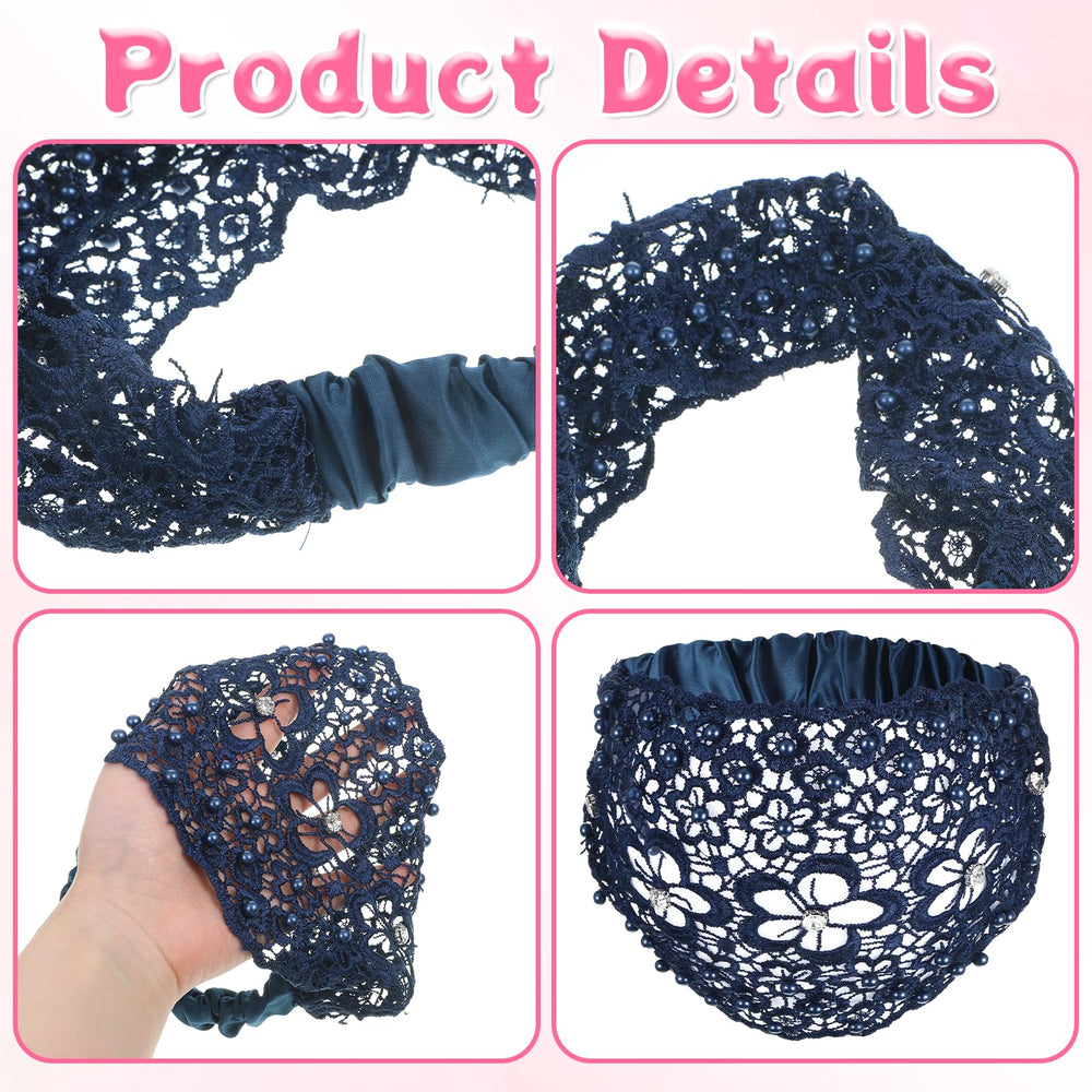 Tucnoeu wide-band headband with secure, gentle hold for long wear