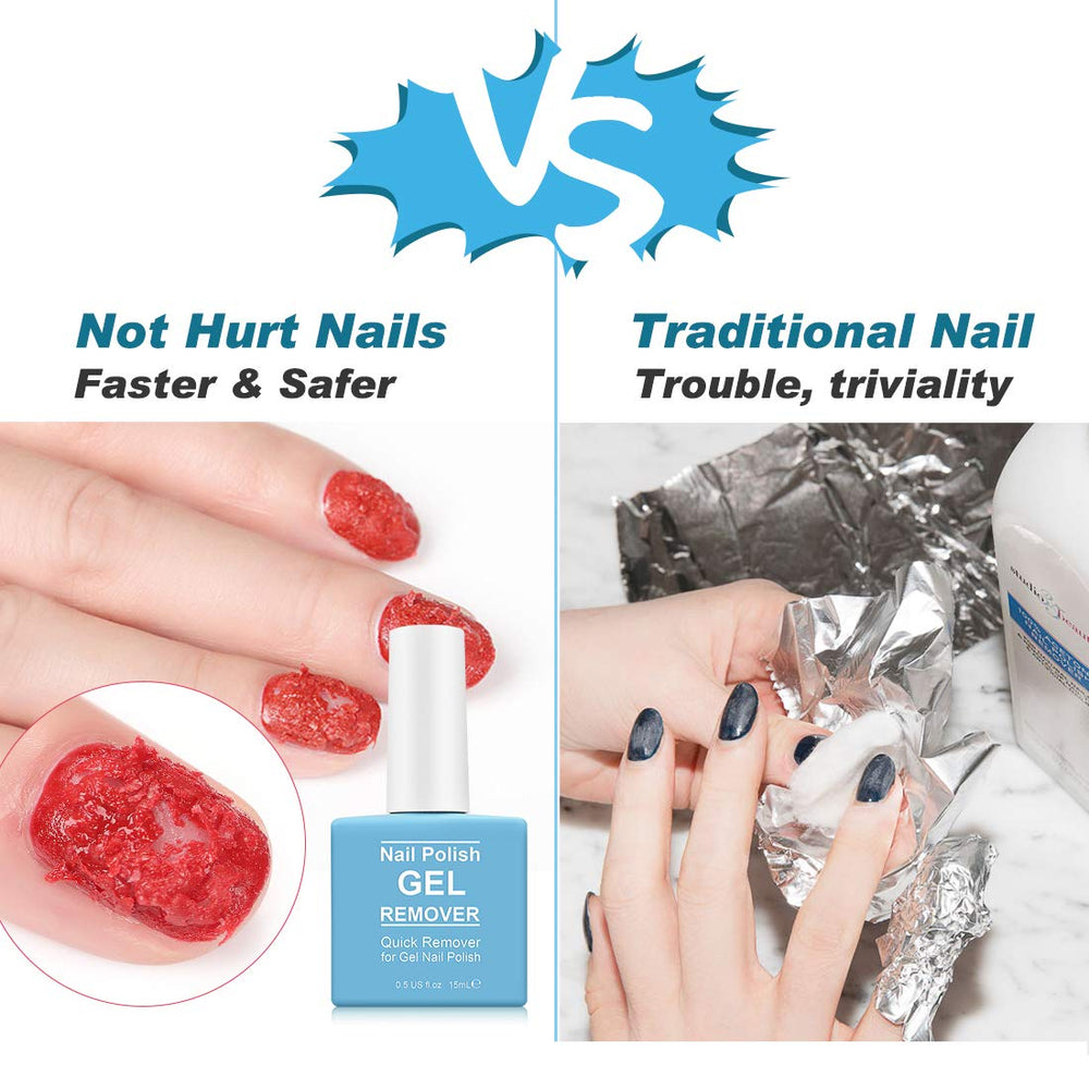Tudiqe aplicación rápida en uñas naturales y gel.