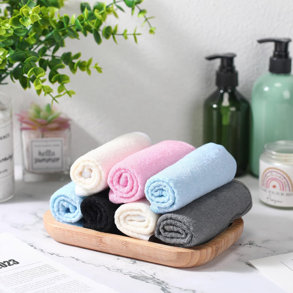 Tudomro toalla exfoliante doble cara multicolor para uso diario y familia