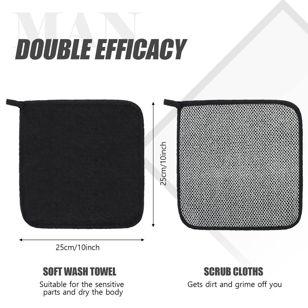 Toallas Tudomro exfoliantes, aptas para lavadora y secado rápido.