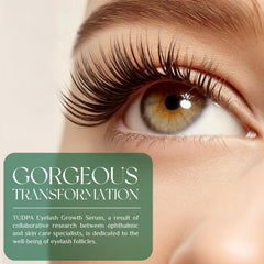 TUDPA dropper tip delivering precise lash care application