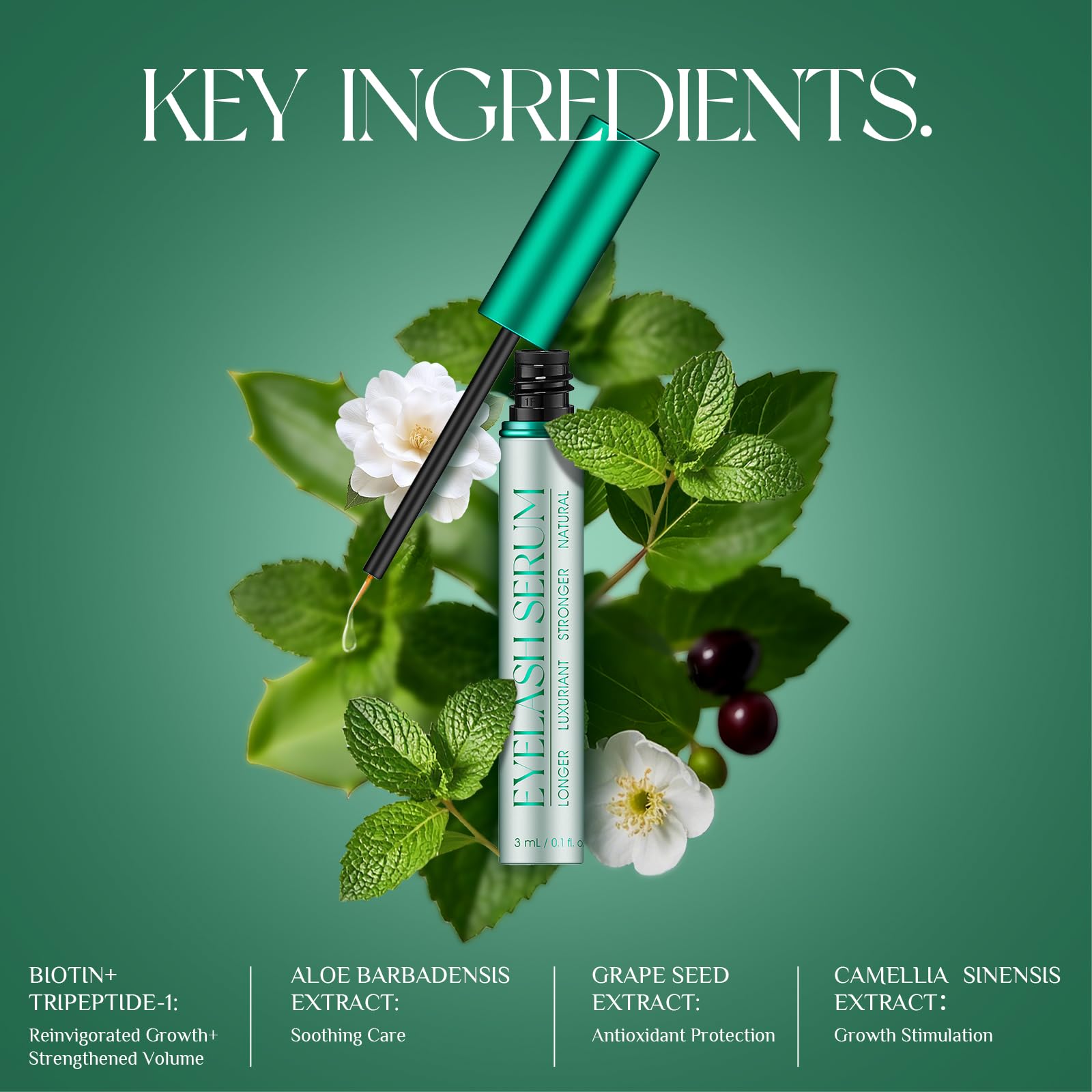 Hands hold TUDPA serum conveying vegan, cruelty-free branding for lashes