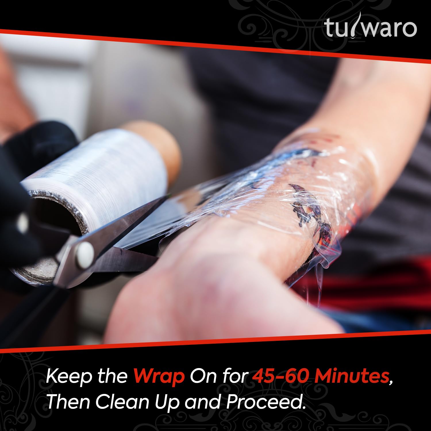 Tuiwaro cream application closeup displays smooth, even coverage.
