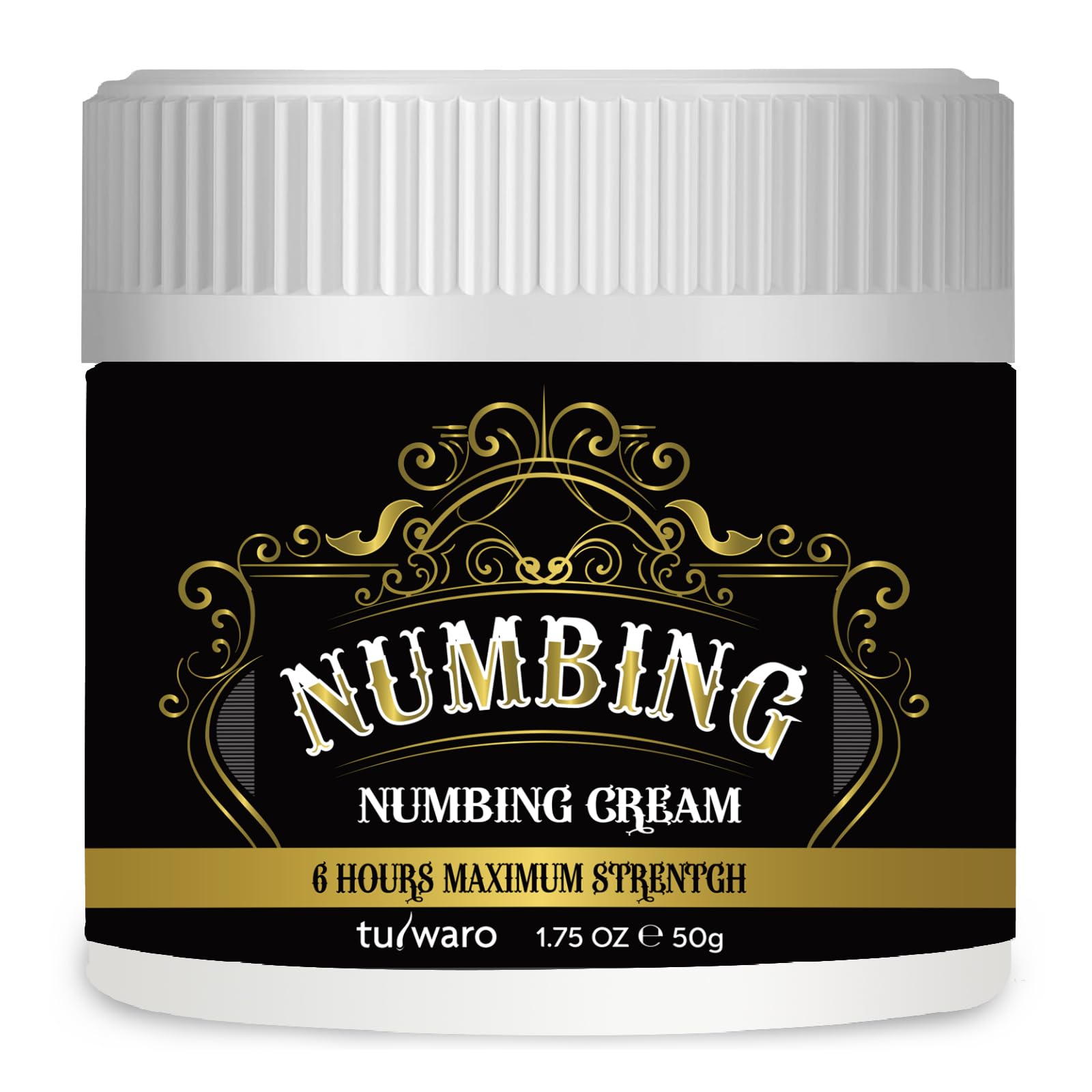 Tuiwaro Numbing Cream extra-strength tube ready for precise, mess-free application.
