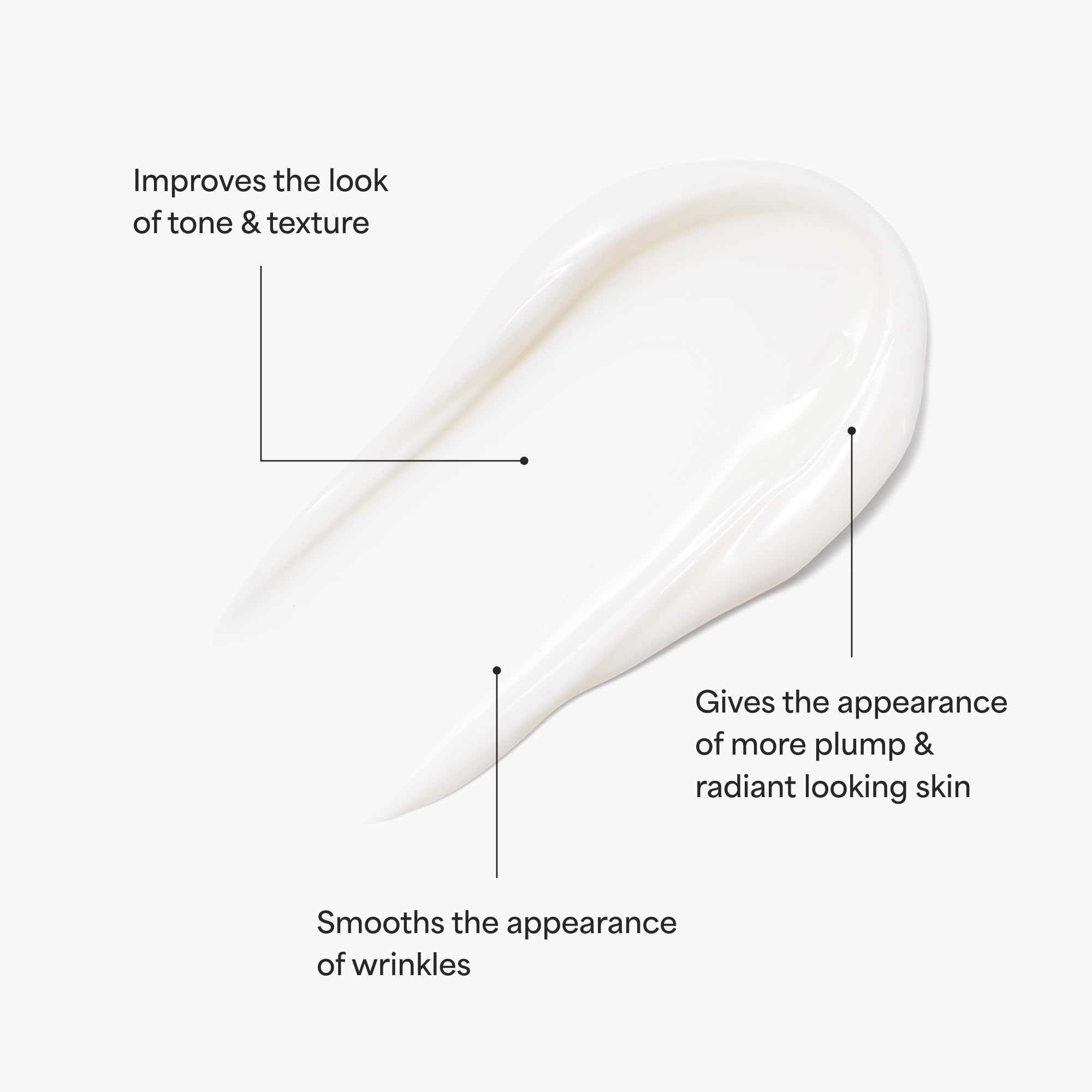 TULA Beauty Sleep texture close-up of creamy night cream.