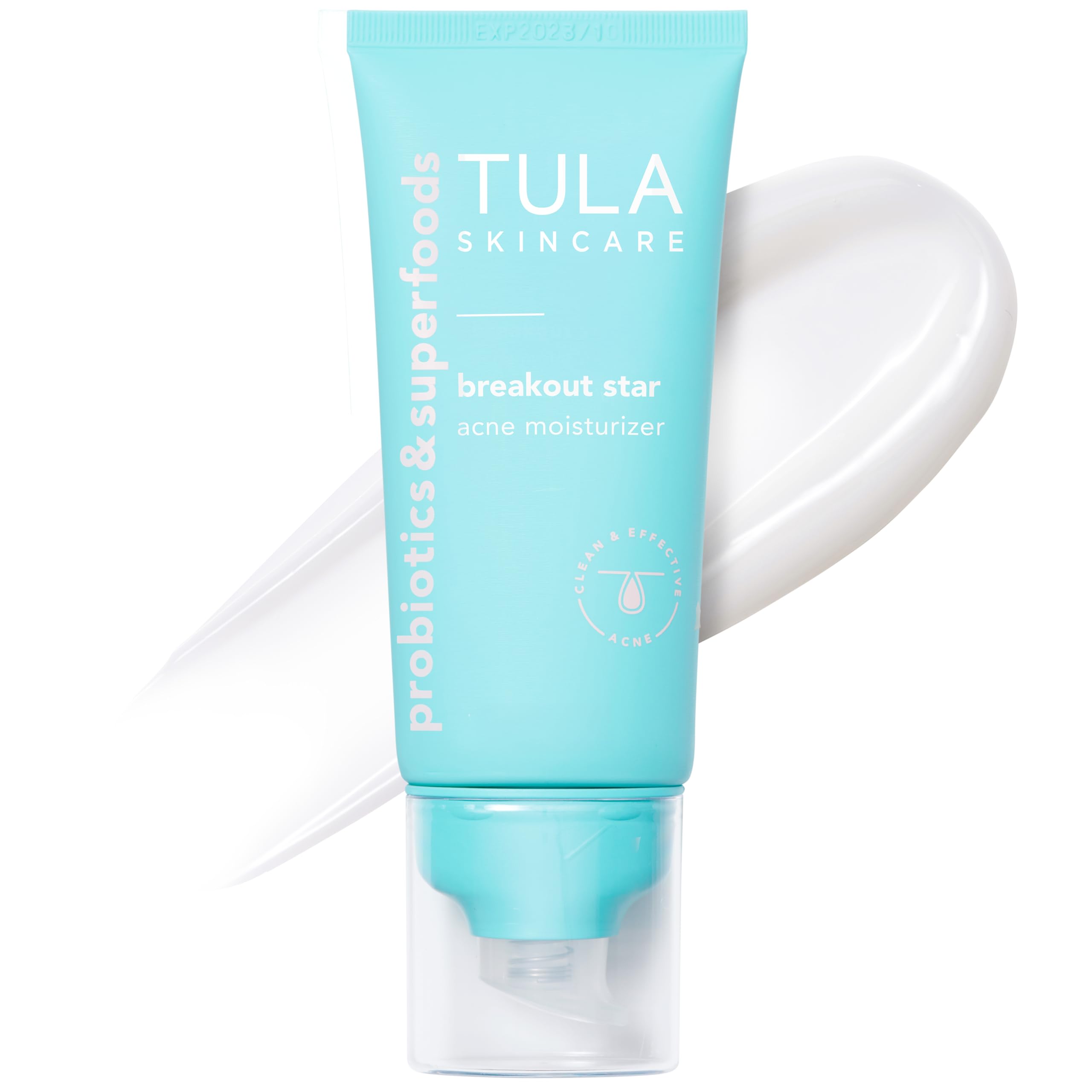 TULA Breakout Star bottle pump for easy, daily acne care