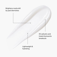Close-up of lightweight texture gliding onto skin