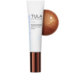 TULA gotas bronceadoras iluminan la piel para tono uniforme.