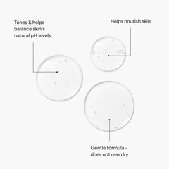 TULA Clarifying Toner cotton pad application for pore-refined, glowing skin.