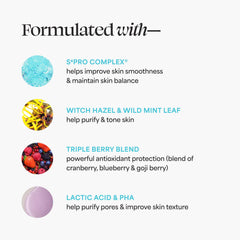 TULA Clarifying Toner niacinamide spotlight for even-looking skin.