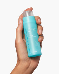 TULA Clear Up azelaic acid action image suggests brightening and uneven tone reduction.