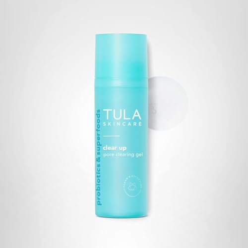 TULA Clear Up product packaging display communicates simple daily routine inclusion.
