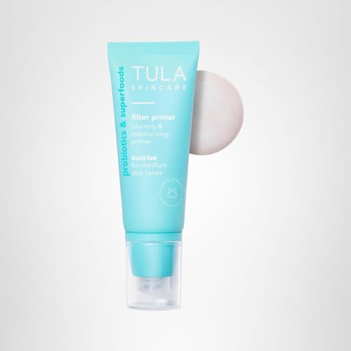 TULA Sunrise bottle in light conveys premium, skin-friendly design.